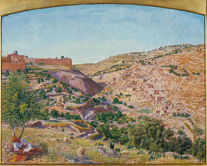  Jerusalem and the Valley of Jehoshaphat from the Hill of Evil Counsel
